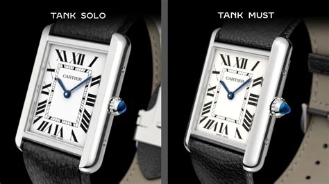 cartier tank must wsta|cartier tank must vs francaise.